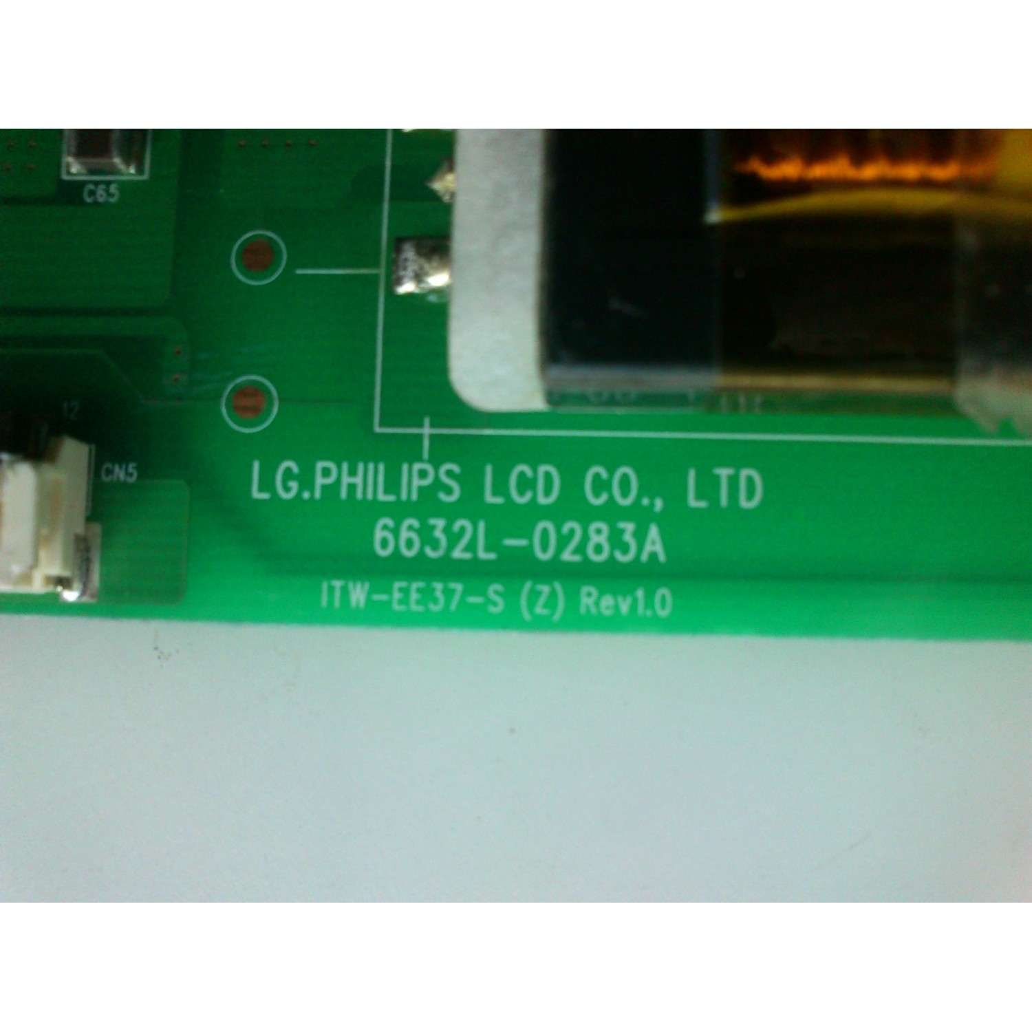 BACKLIGHT INVERSOR ESCLAVO / PHILIPS 996510005778 / 6632L-0283A / ITW-EE37-S / LC370WX1  / MODELO 37PF9431D/37 - Imagen 2